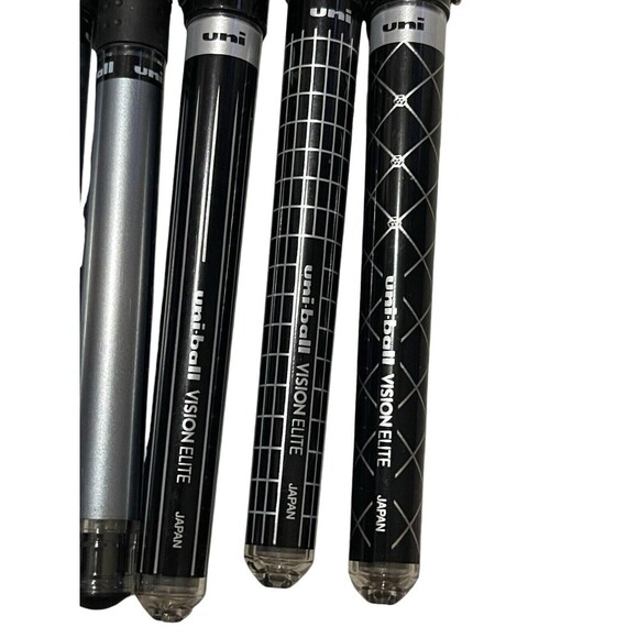 Lot of 12 uni-ball Mix Uni-ball / Signo Rollerball Pens Black Ink - Picture 5 of 7